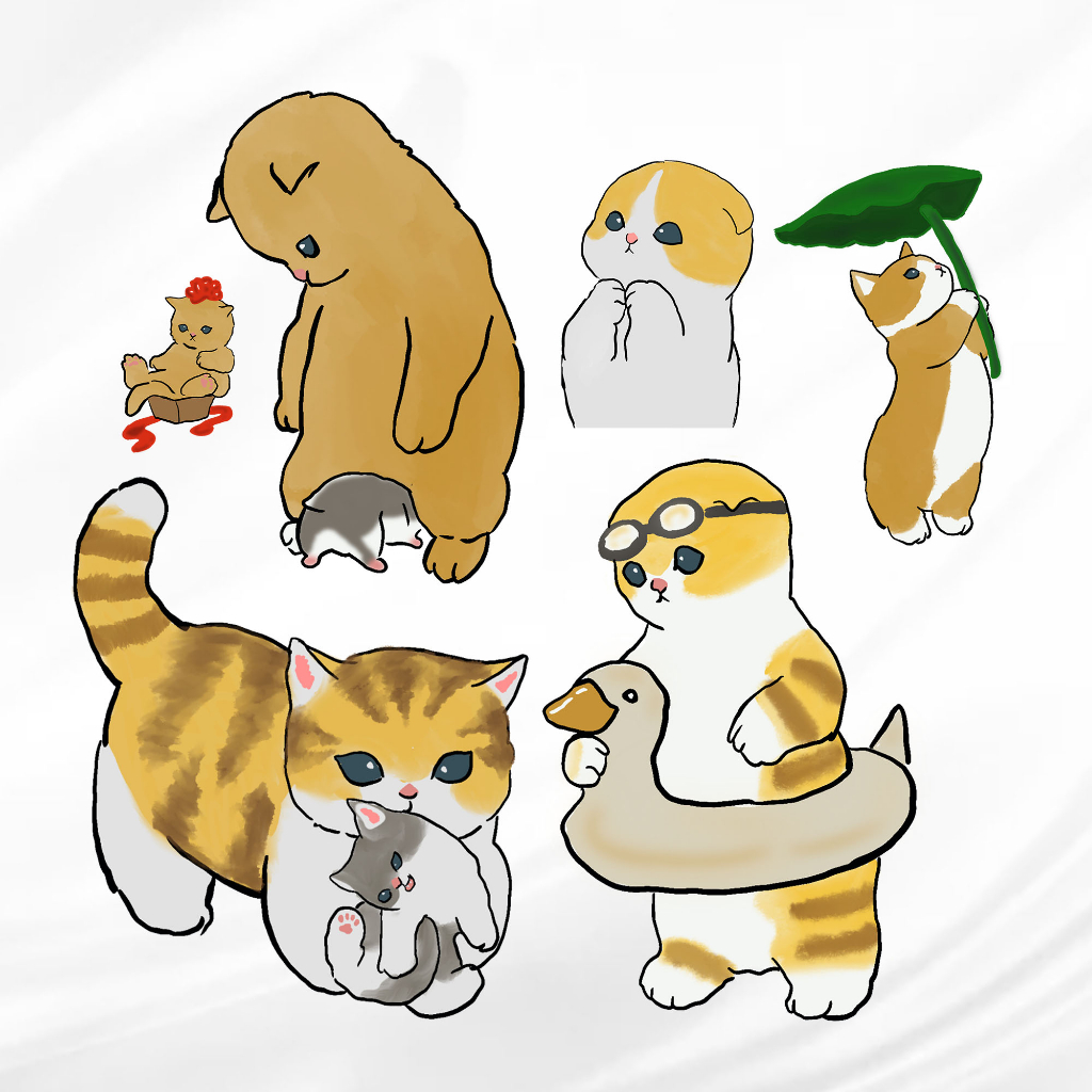 ตัวรีดติดเสื้อแมวฮาโลวีน 159.F.181 SET.B แมวน่ารักๆ แผ่นฟิล์มรีดร้อน