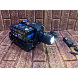 ไฟคาดหัวT6  LED Flashlight jx 528 ไฟ 2 สี ขาว+เหลือง ในตัวเดียว ซูมได้ ไฟคาดหัวเข้าป่า กรีดยาง ส่องกบ