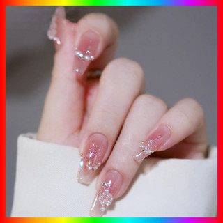 [JI196]เล็บปลอม สไตล์โมเดิร์น ใช้งานง่าย 24 ชิ้น พร้อมส่ง