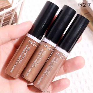 IN2IT Natural Brow Waterproof Eyebrow Mascara อิน2อิท มาสคาร่าปัดคิ้ว สูตรกันน้ำ 6g.