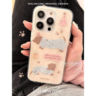 เคสไอโฟน Rolincube dachshund dog🐩แท้💯| Rolincube studio case iphone