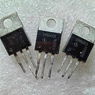 แท้ของถอด TO-220 20N60C3 ตัวเล็ก Super Junction  Mosfet 600V 20.7A ราคาต่อ 1 ตัว