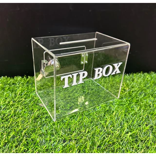 🔥🔥กล่อง TIP BOX กล่องใส่เงิน 15*12*10ซม