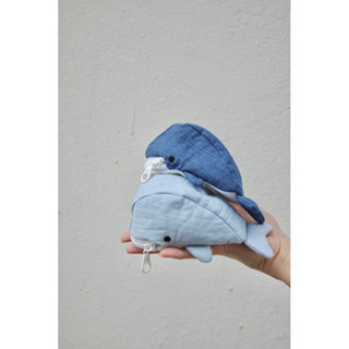 กระเป๋าวาฬ Whale pouch มี 2 สี (กระเป๋าน้องวาฬ beenbean)