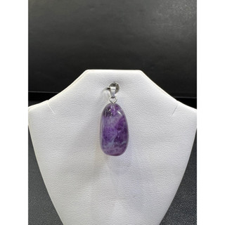 Purple Fluorite Stone Pendant