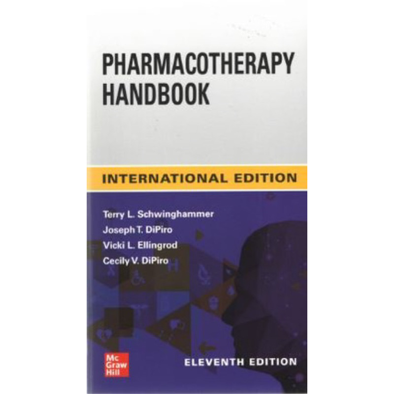 หนังสือ Pharmacotherapy Handbook ตำรา ยา เภสัช เภสัชกร เภสัชวิทยา เภสัชศาสตร์ drug drugs pharmacy pharmacology medicine