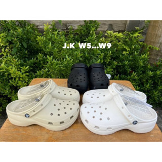 New พร้อมส่ง รองเท้าแตะสวม ผู้หญิงรองเท้าแตะcroc สินค้าถ่ายจากรูป จริงมีของพร้อมส่ง🛍