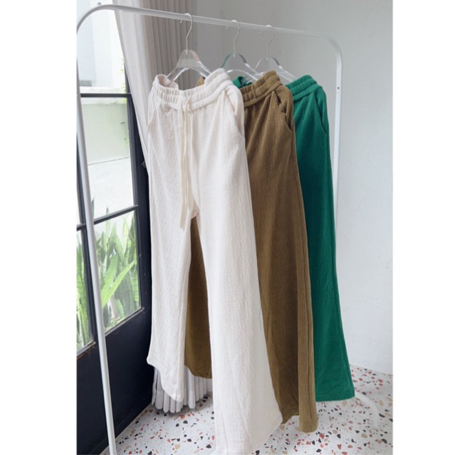 Pants 690 บาท กางเกงเอวยางยืด PS323 (Pro 690฿)​ Women Clothes