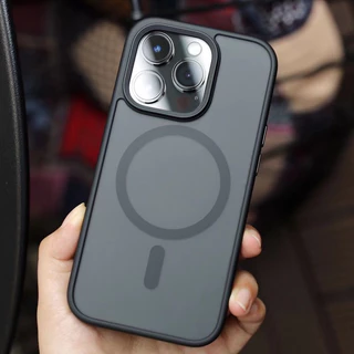 เคสผิวด้าน For iPhone 16e ชาร์ได้ สำหรับ iPHONE 16 17 15 14 13 12 11 Pro,Plus,Promax 14Promax กันกระแทก แม่เหล็ก 006