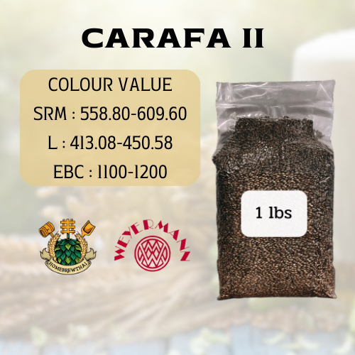 Carafa II MALT คาราฟา 2 [1200 EBC] (Weyermann) (1 lbs)