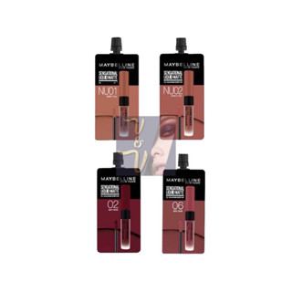 (ยกกล่อง6ซอง) Maybelline Sensational Liquid Matte เมย์เบลลีน เซนเซชั่นแนล ลิควิด แมท