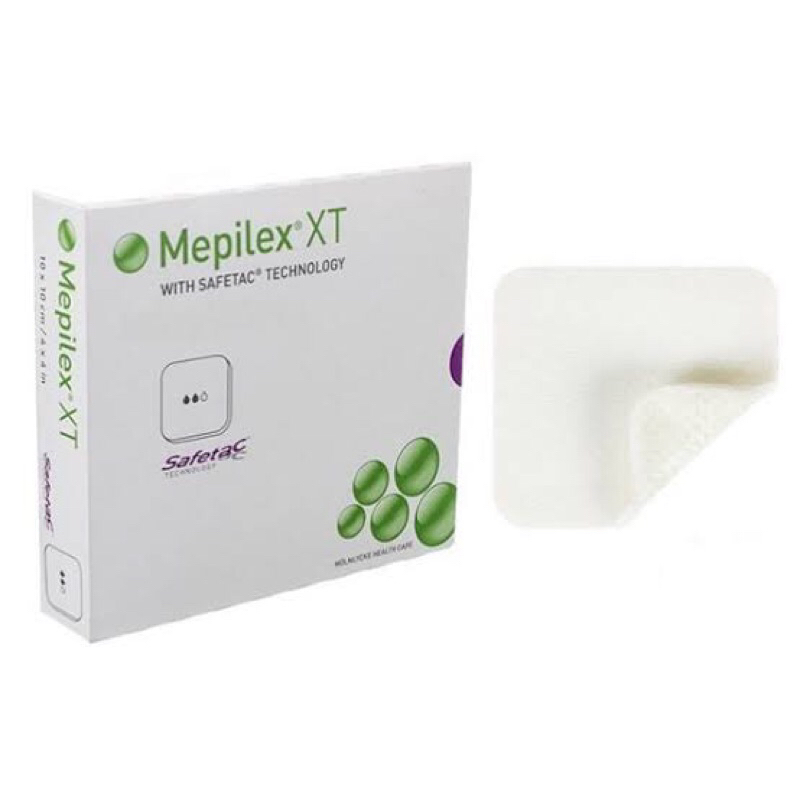 Mepilex XT แผ่นปิดแผล ไม่ติดแผลตอนแกะออก รุ่นใหม่หนาดูดี. ราคาต่อ1แผ่น