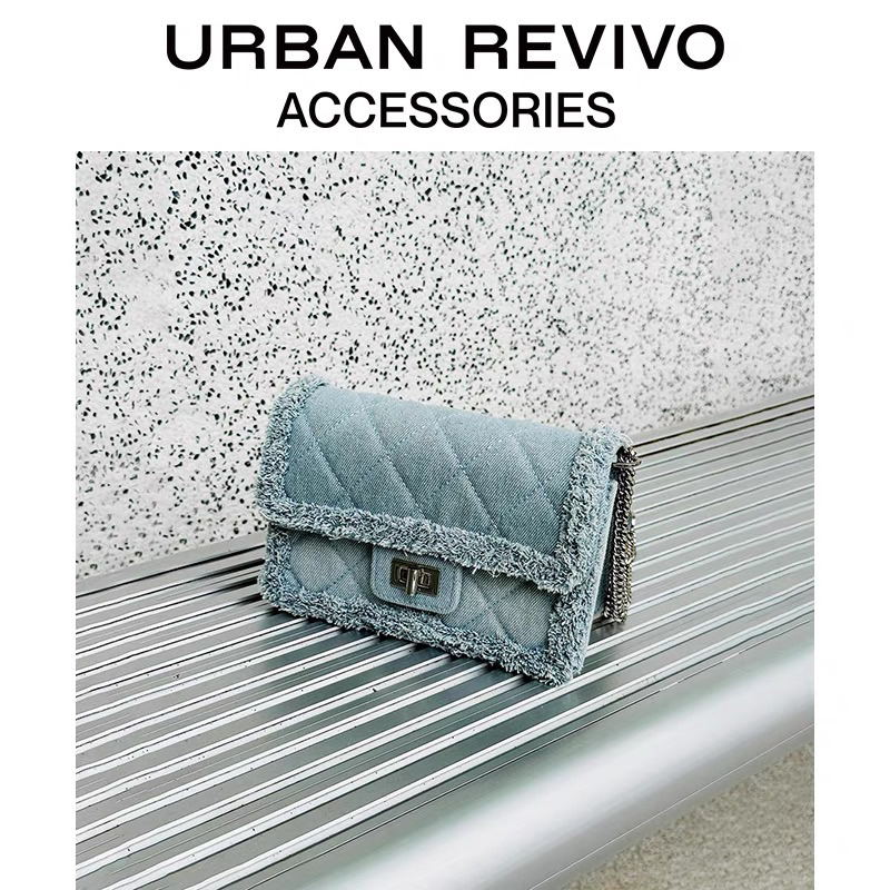 โค้ดลดเหลือ1,872.- ใส่โค้ด 20DDSEP19 วันที่ 19.09 🔥 New collection light blue 🫶🏻 shoulder bag URBAN REVIVO
