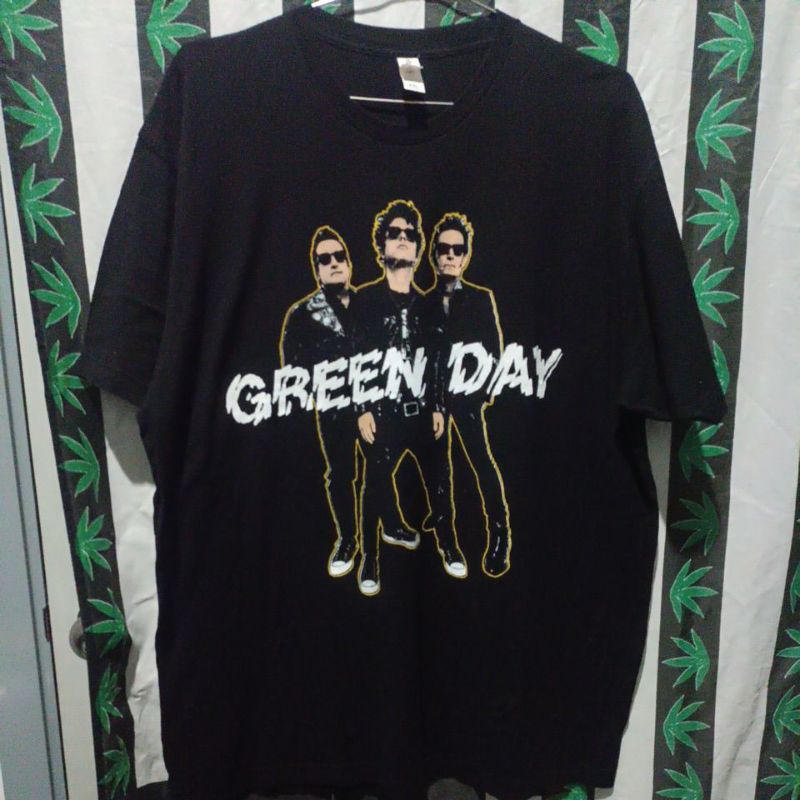 เสื้อยืดมือสอง Usa เสื้อวง Green Day สภาพใหม่ นอส  OverSize 2XL.อก27.5/ยาว32