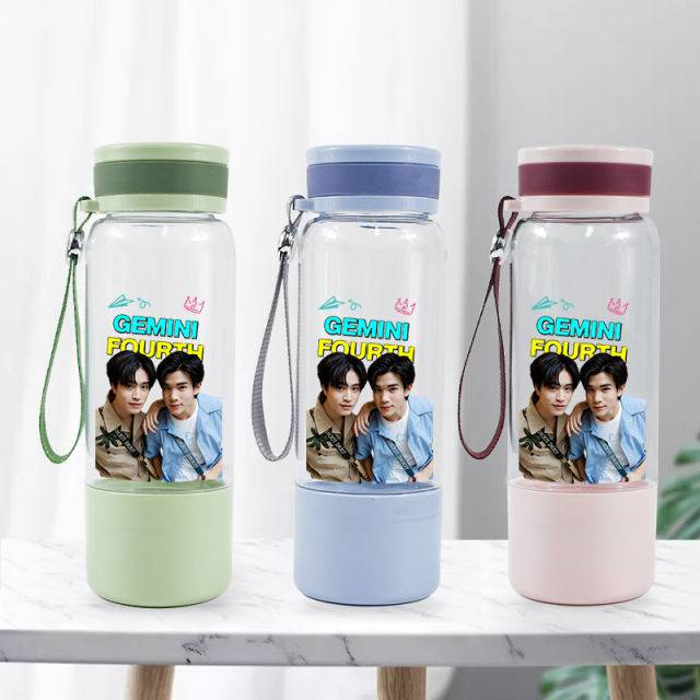 พร้อมส่ง กระบอกน้ำ ขนาด 550 ml ฐานล่างสามารถหมุนออก เป็นถ้วยใส่น้ำได้ มาใหม่ เจมีไนน์โฟร์ท/สตางค์วินนี่/จุงดัง/มีนปิง/