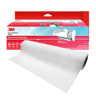 3เอ็ม แผ่นดักจับสิ่งแปลกปลอมในอากาศ รุ่นม้วน 2.7M สีขาว 3M FILTRETE ALLERGEN AC FILTER 2.7M