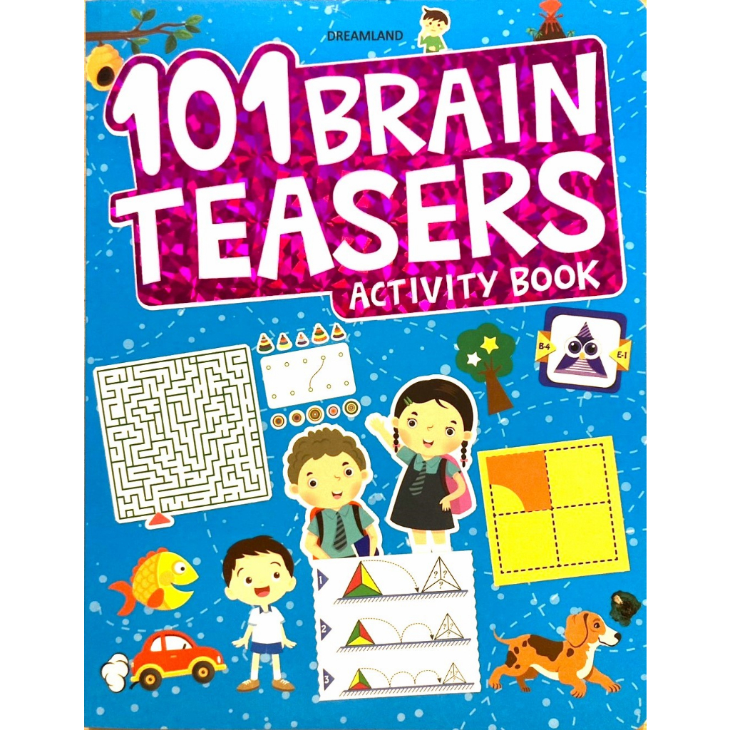 101 Brain Teaser Activity Book สมุดกิจกรรมเสริมพัฒนาการสำหรับเด็ก