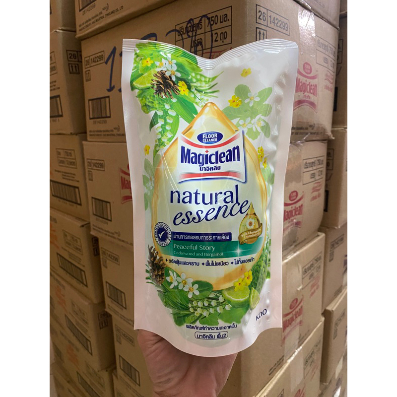 น้ำยาถูพื้น ผลิตภัณฑ์ทำความสะอาดพื้นมาจิคลีน ถุงเติม 750มล.