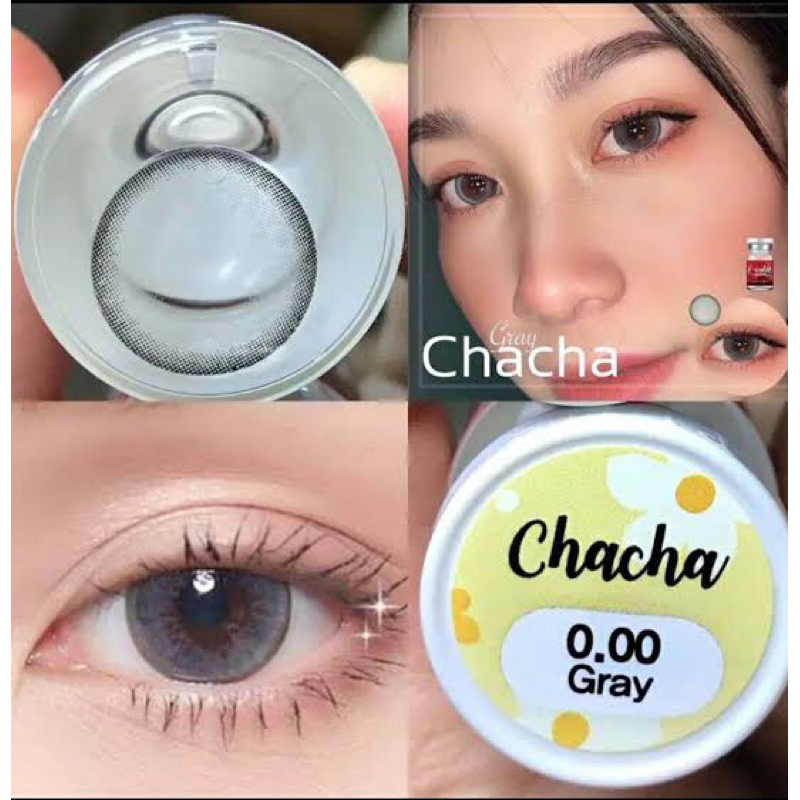 คอนแทคเลนส์ Chacha gray เทาละมุนเว่อร์🤩