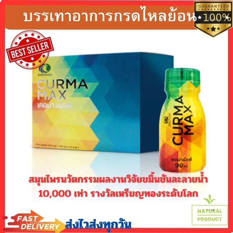 CURMA MAX เคอม่าเเม็ก ลดกรดไหลย้อน
