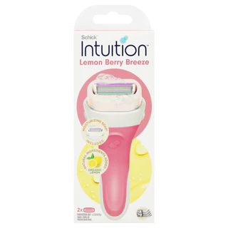 SCHICK - Intuition Lemon Berry Breeze Organic Lemon (10 g.) ชิค มีดโกนสำหรับผู้หญิง