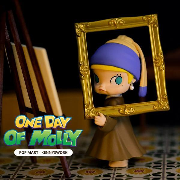 พรีออเดอรฺ์🖼️กล่องสุ่ม One Day of Molly series ยกกล่อง📦ลุ้นซีเครท🌟POPMART
