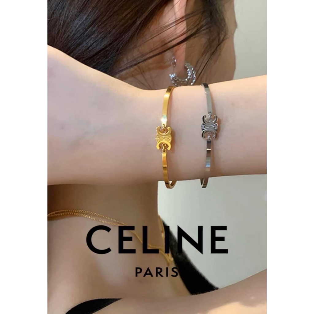 สร้อยข้อมือ CE งานตามหา ทรงฮิต ถูกสุด พร้อมส่ง สีทอง/สีเงิน gold/silver
