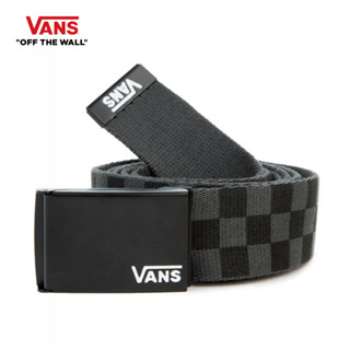 VANS LONG DEPSTER WEB BELT - BLACK-CHARCOAL