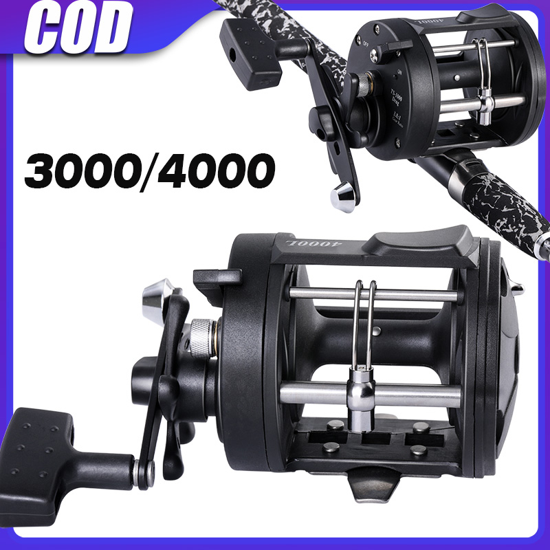 Sougayilang 3000-4000 อุปกรณ์รอก ล้อหมุน สําหรับใช้ในการตกปลา（ด้ามขวา）
