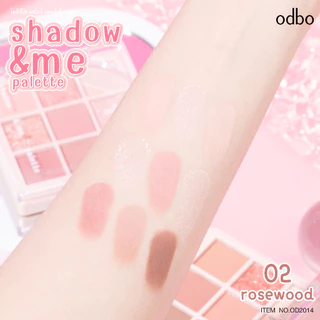 ถูก/แท้/มีไลฟ์ พาเลทท์ ODBO Shadow&Me Palette พาเลท อายแชโดว์ ทาตา กลิตเตอร์ ชิมเมอร์ เกาหลี แต่งตา