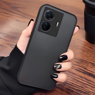 เคส VIVO Y02S เคสขอบสีหลังด้านVivo Y76 5G/V23E/V21 5G/Y72/Y31 2021/Y12S/Y20 Y52 5G Y3S Y12A เคสป้องกันกล้อง 025