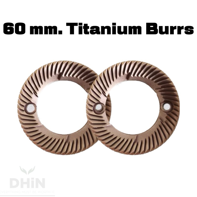 ✅พร้อมส่ง✅เฟืองบดไทเทเนียม 60 มม. ดัดแปลงสำหรับ N600, 600N Lenodi V2.0, N520, 800N, Gemilai Titanium