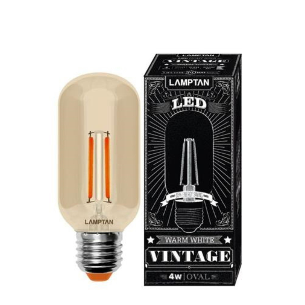 หลอดไฟวินเทจ LAMPTAN รุ่น OVAL LED 4W ขั้ว E27 Vintage หลอดไฟ