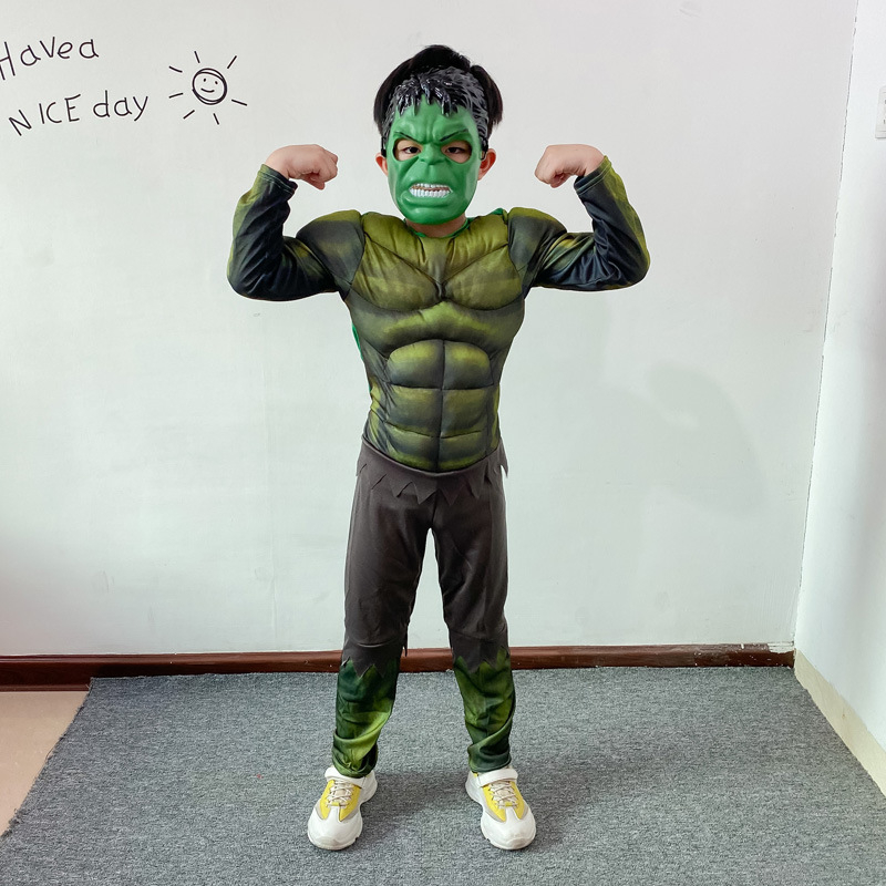 ชุดคอสเพลย์ เดอะฮัค ยักษ์เขียวตัวใหญ่ แถมหน้ากาก COSPLAY THE HULK  SPIDER MAN พร้อมส่งจากไทย
