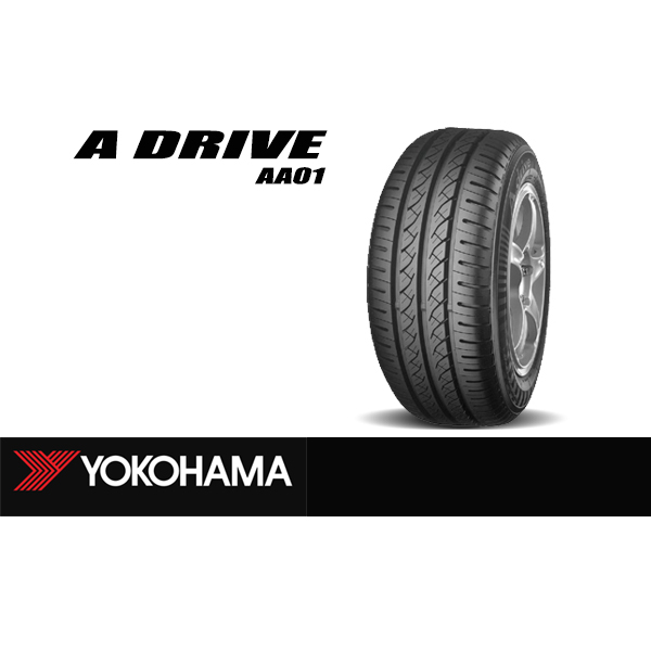 ยางรถยนต์ YOKOHAMA 195/65 R15 รุ่น A.DRIVE AA01 91H *TH (จัดส่งฟรี!!! ทั่วประเทศ)