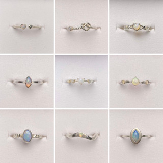 Winterwinter Jewelry Silver925 : เครื่องประดับเงินแท้ รวมแบบแหวนโอปอล์ ( opal )