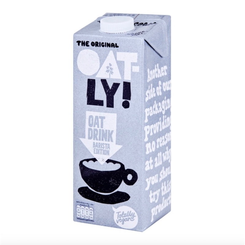 โอ๊ตลี่ บาริสต้า อิดิชั่น เครื่องดื่มน้ำนมข้าวโอ๊ต 1 ล. นมโอ้ต oatly barista