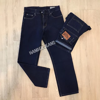 กางเกงยีนส์ ทรงกระบอกใหญ่ ด้ายเทา รุ่นROUE’Basic ผ้า14-15 oz เป้าซิป