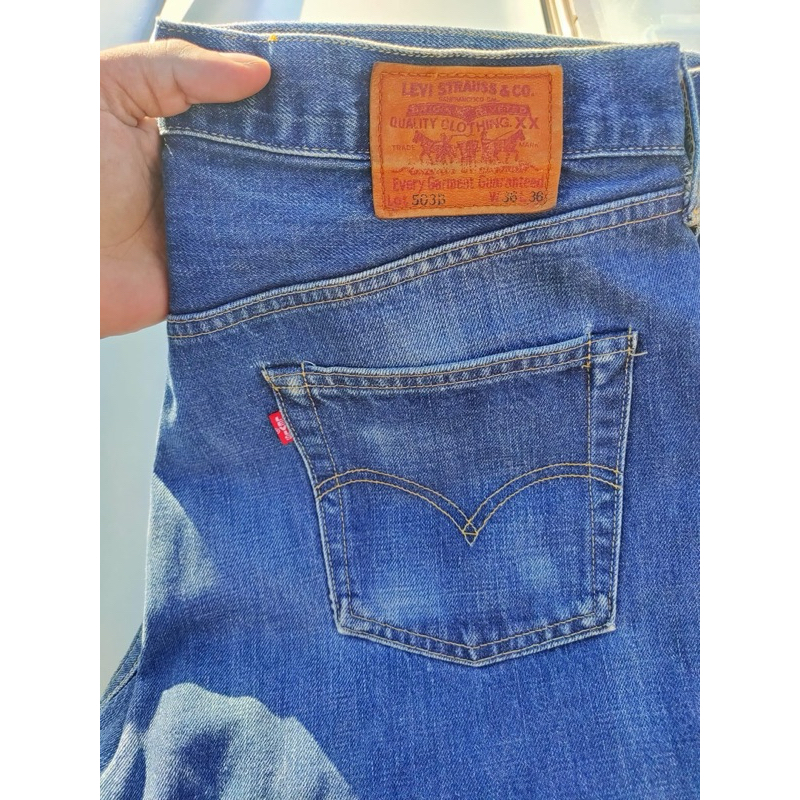 (ของแท้) กางเกงยีนส์ Levi’s Big E 501 Japanese เอว 36”