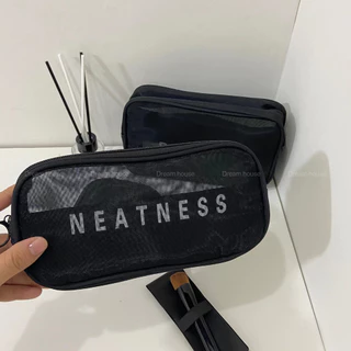 [🇹🇭จัดส่งวันนี้]กระเป๋าเครื่องสำอางค์ ความจุสูง เครื่องสำอางกระเป๋า Wash Bag แบบพกพา ผ้าตาข่าย