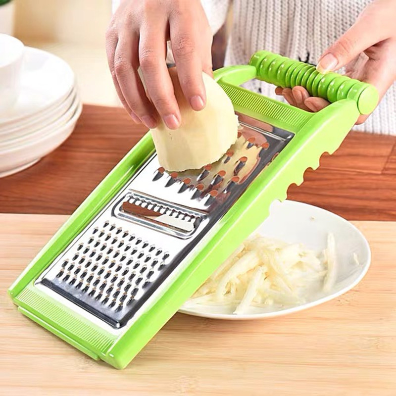 เครื่องสไลด์ผัก ที่ขูด ที่ขูดชีส สแตนเลสสด้ามพลาสติก