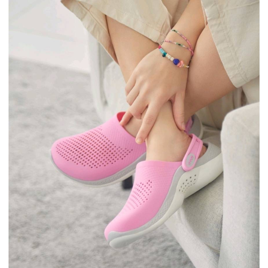 Crocs 360 Marbled LiteRide Clog รองเท้าแตะครอกส์หัวโต รุ่นไหมล่าสุด พืนนี่มใส่สบายสวยหรู่ดูดีใช่ทน