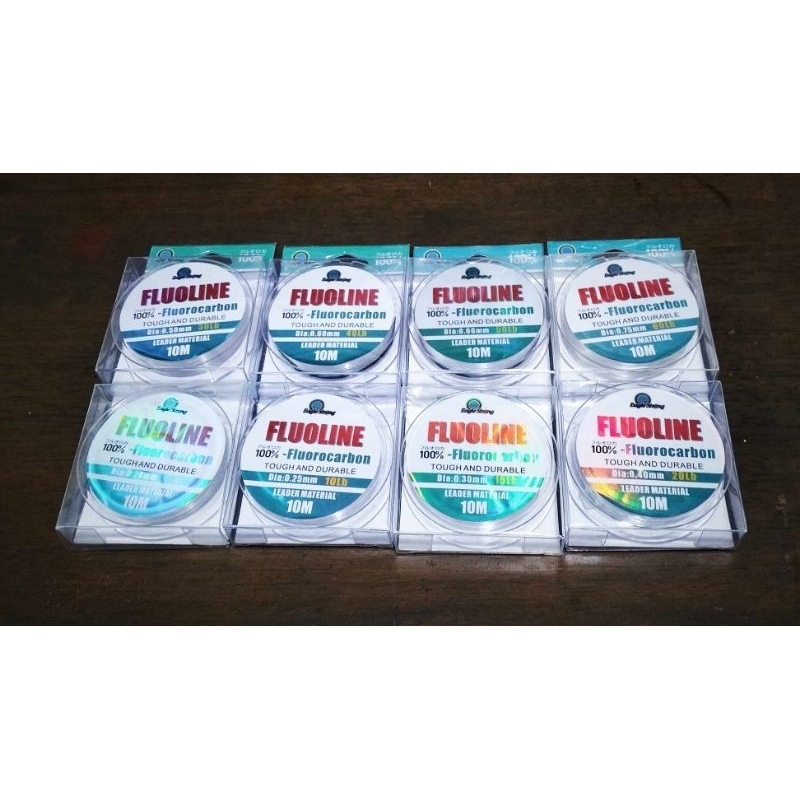 สายฟลูออโรคาบ้อน Fluorocarbon 100%Egle strong  มีจำหน่าย 3ขนาด10 ปอด์น 30ปอด์น40ปอด์น เหนียวทน ราคาเบาๆ