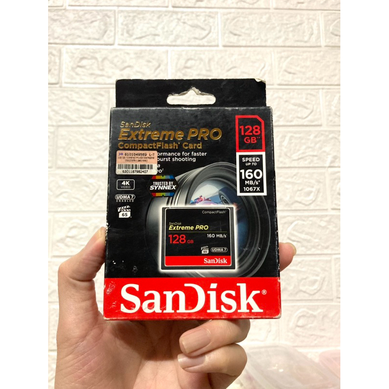 SanDisk Extreme PRO CompactFlash CARD 128 GB