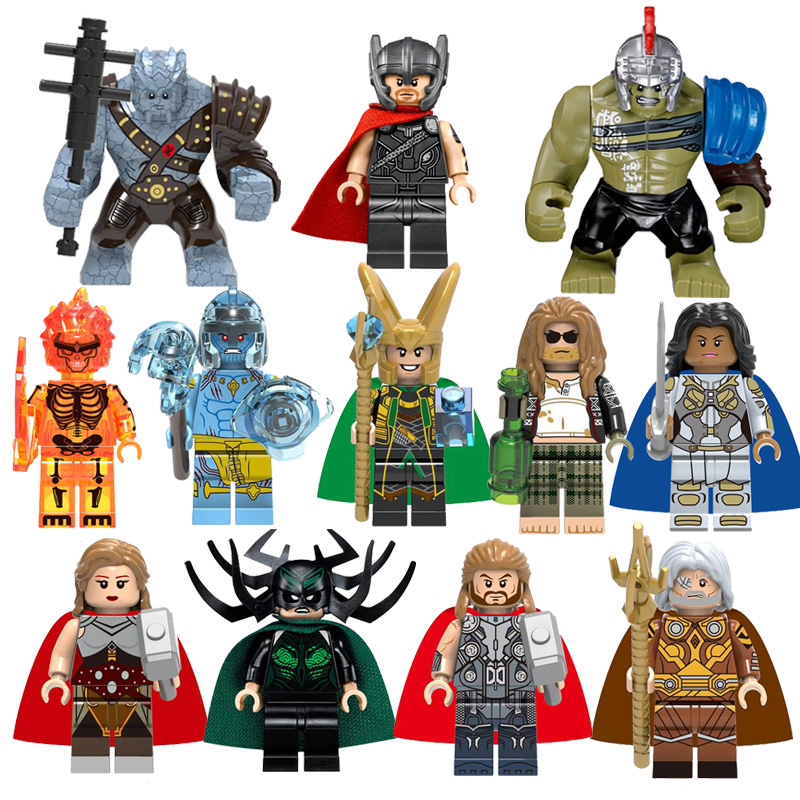 เลโก marvel 4 จักรวาลมาร์เวล thor loki ธอร์ เทพเจ้าสายฟ้า ตัวต่อ เลโก Thor Ragnarok เลโกแอสการ์ด - รูปที่ 3