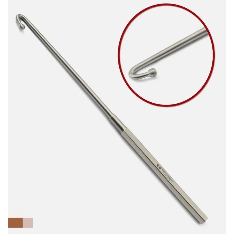 Vet snook hook Spay Hook ฮุก ขอเกี่ยว สำหรับสัตว์ 16cm.
