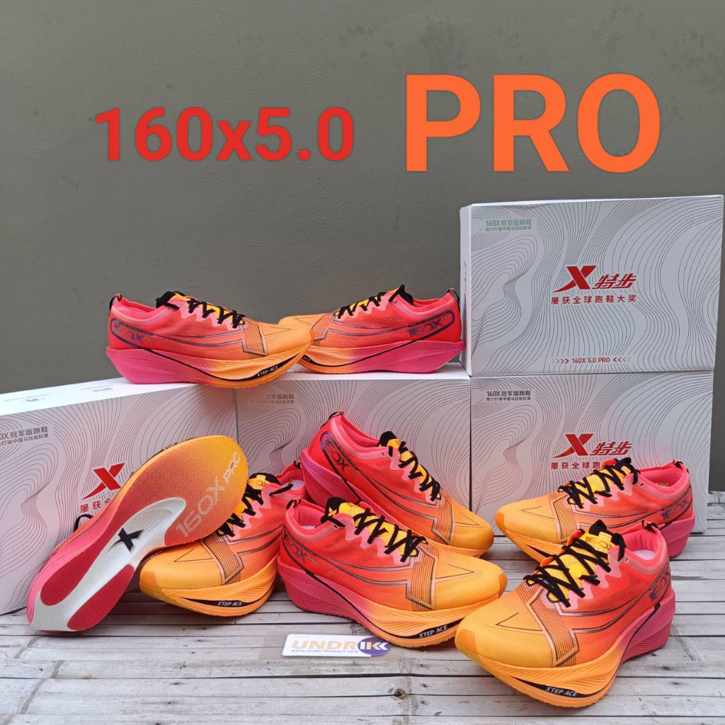 UNDER2KRUN : XTEP 160x5.0 PRO รองเท้าวิ่ง คาร์บอนเต็มแผ่น ของแท้ มือหนึ่ง [พร้อมส่งจากในไทย]