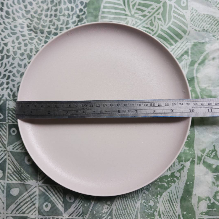 จานเซรามิคขาวเคลือบด้าน ดีไซน์สวยงาม คุณภาพเกรดส่งออก - รูปที่ 2
