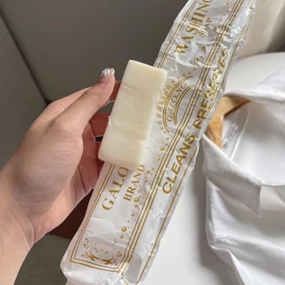 สบู่ซักผ้าขาว GALONG WASHING SOAP สบู่อเนกประสงค์ ขนาด 180 กรัม ยาว 30 ซม. ซักผ้า เหมือนใหม่ ขัดคราบดำก้นหม้อ