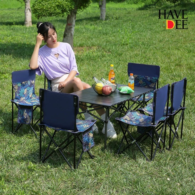 Havedee เก้าอี้สนาม พับได้ เก้าอี้แคมป์ปิ้ง ตั้งแคมป์ camping chair thumbnail 10